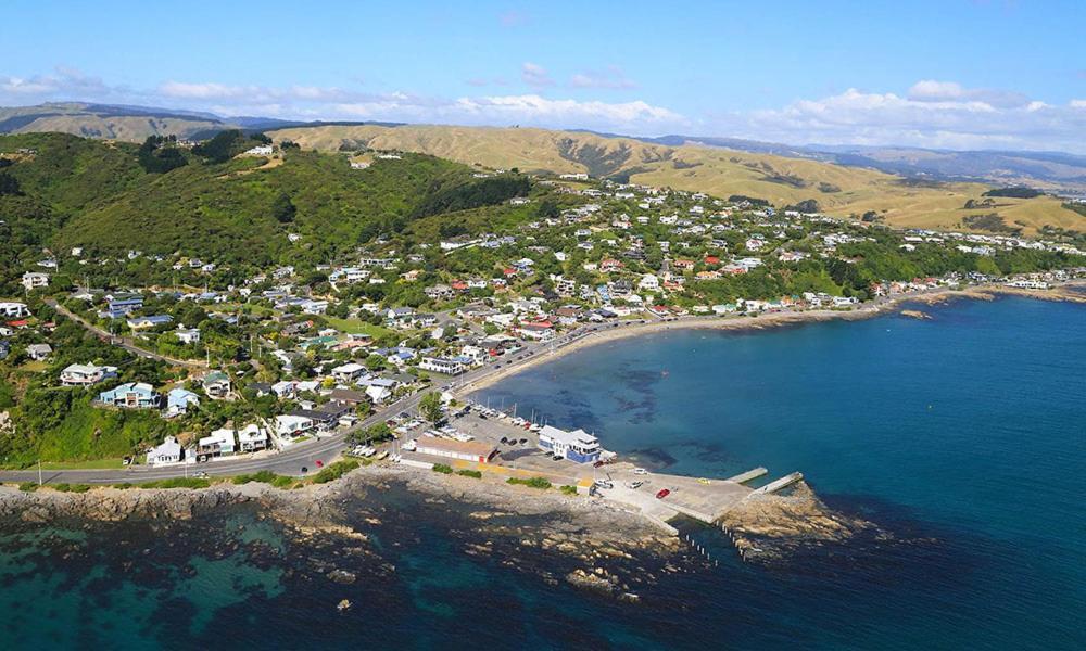 Moana Lodge Plimmerton Bagian luar foto